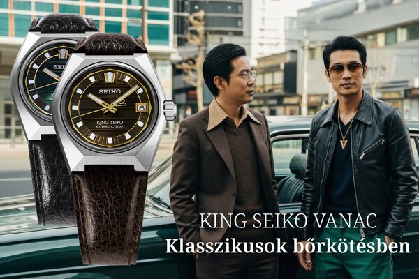 King Seiko Vanac SLA093 és SLA095 - Klasszikusok bőrkötésben