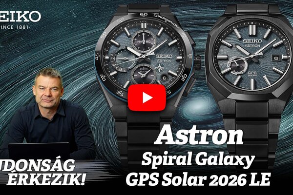 Újdonság érkezik! Astron Spiral Galaxy GPS Solar 2026 Limited Edition