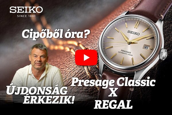 Újdonság érkezik! Cipőből óra? Presage Classic X REGAL