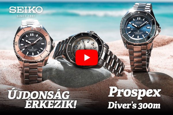 Újdonság érkezik! Prospex Diver's 300m