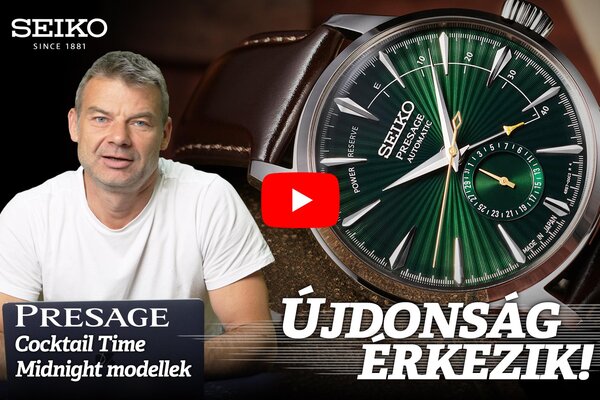 Újdonság Érkezik! - Seiko Presage Cocktail Time Midnight modellek: SSA459J1 és SRPK15J1