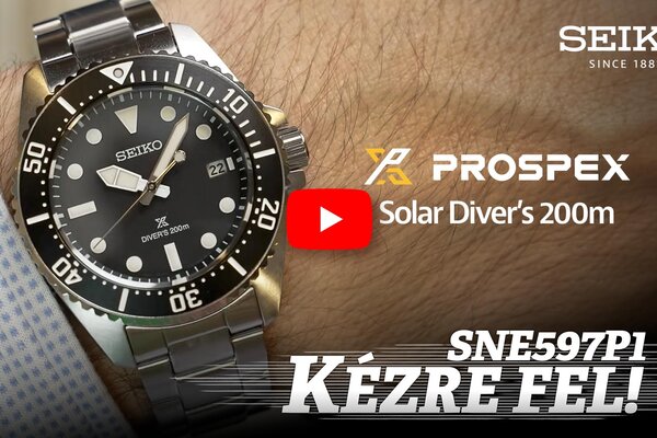Kézre fel! Seiko Prospex Solar Diver's 200m SNE597P1