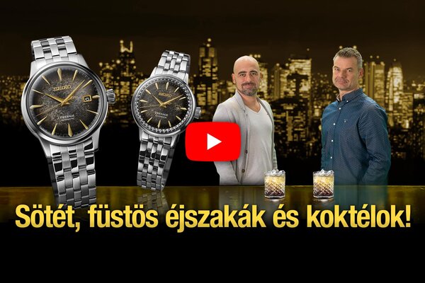Sötét, füstös éjszakák és koktélok Presage Cocktail Time Seiko Boutique TV S05E21